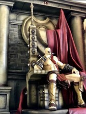 God of War - kratos on throne