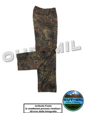 Pantalone militare mimetico Flecktarn Usato originale Esercito militare Tedesco