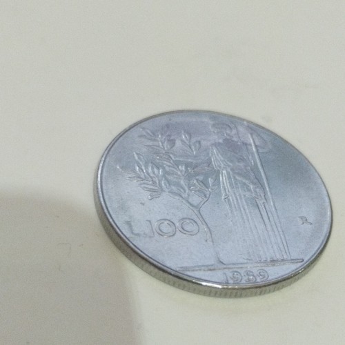 Moneta repubblica italiana 100 - moneta,