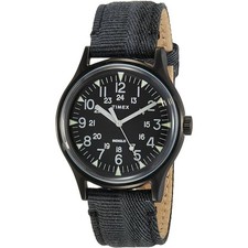 Orologio Uomo Timex MK1 Quarzo Cassa Acciaio Inox Nero Cinturino Tessuto TW2R68200