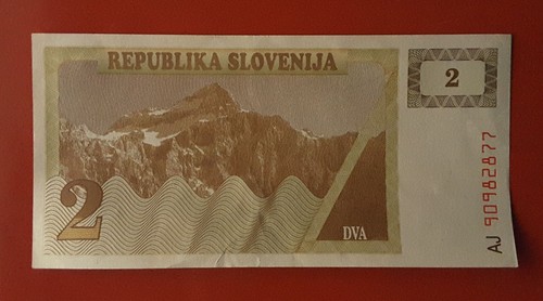 Banconota tolarjev 1990 - 2,