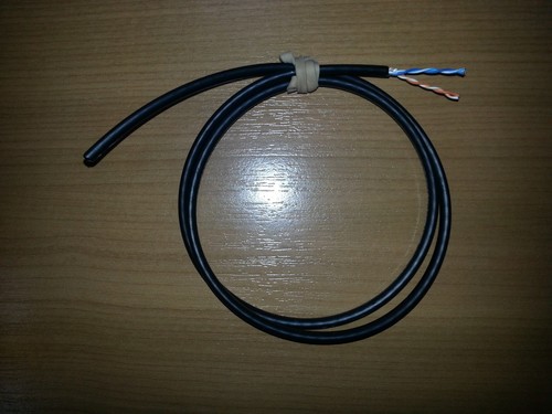 Cavo telefonico 10m nero