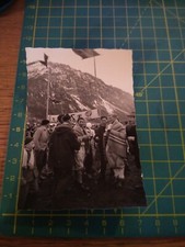 151594 vecchia  fotografia arrivo gara di sci alpinismo ski 