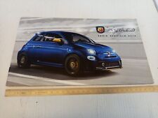 brochure depliant italiano originale Fiat Abarth 595 Pista serie speciale 2018