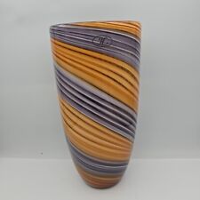 Vaso in vetro stile vortice