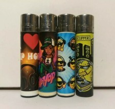 ACCENDINI CLIPPER MUSIC HIP HOP-LIGHTER-MECHERO-BRIQUET-FEUERZEUG-ENCENDEDOR-OLD