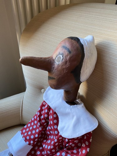 Magnifico pinocchio legno - legno, e