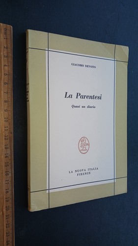 Giacomo devoto parentesi - la,