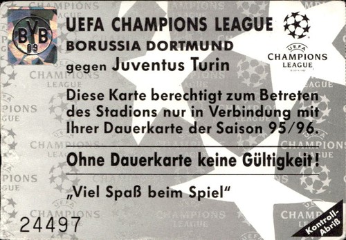 Biglietto uefa champions - biglietto,