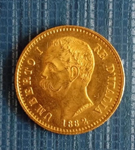 Moneta lire oro - 20,