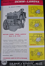 '50 PUBBLICITÀ VINTAGE MOTORE