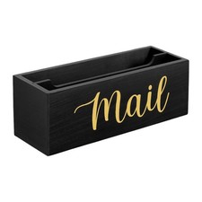 Porta posta da banco in legno