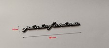 Stemma Laterale Pininfarina per Alfa Romeo logo fregio scritta metallo adesivo