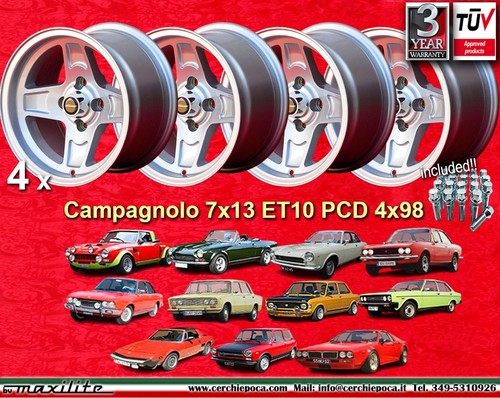 Cerchi dadi fiat 124 - cerchi+dadi, x19