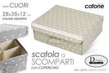 SCATOLA CONTENITORE SCOMPARTI