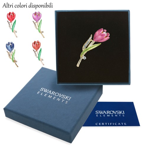 Spilla oro swarovski - spilla,