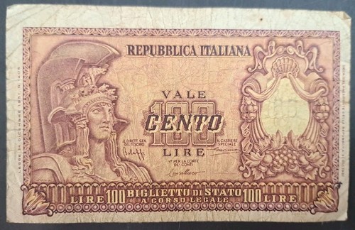 1951 italy 100 lire - 1951,
