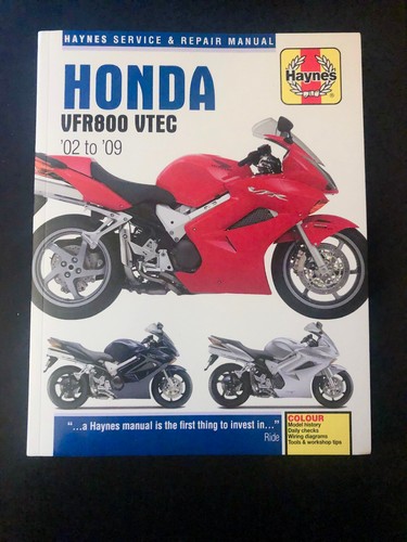 Manuale officina honda vfr800 - officina,