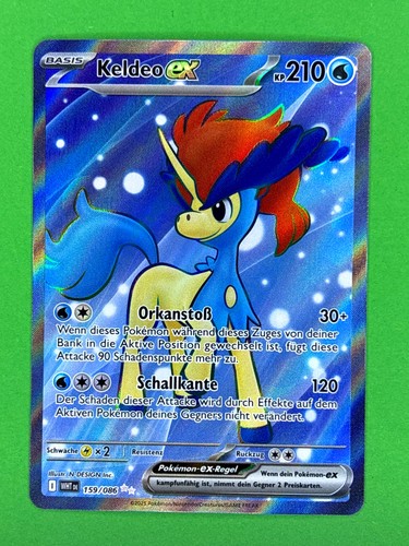 Keldeo 159 holofoil - ex,