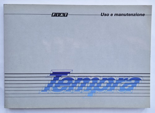 Fiat tempra manuale uso e - manuale,