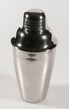 PRL) SHAKER COCKTAIL COBBLER ACCIAIO INOX CROMATO KIT BARMAN VINTAGE ANNI '80