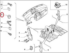 2 X MOLLETTE PER PERNO