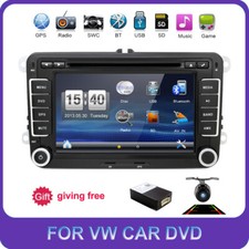 Autoradio 2 DIN GPS NAVI CD DVD RDS USB per VW Golf Passat B6 3C Touran FREE MAP