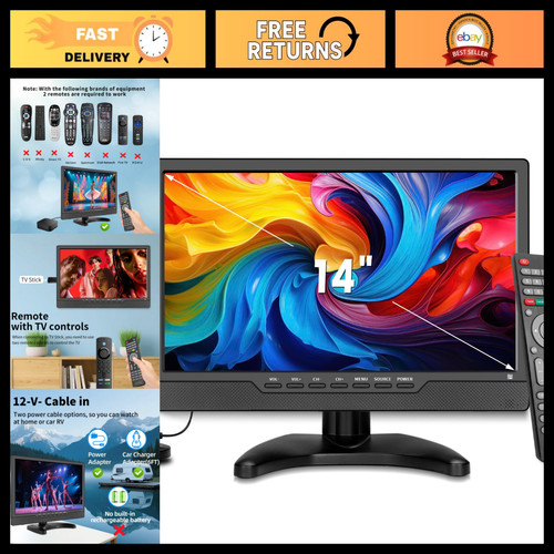 Led portable tv hdmi - hd, tv,
