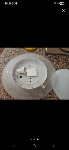 Plafoniera soffitto vetro - soffitto,