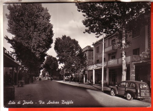 Cartoline lido jesolo - jesolo, b/n