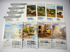 12x Brochure Komatsu PC