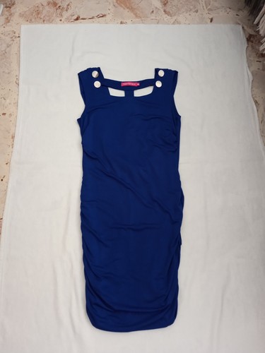 Vestito longuette estivo blu