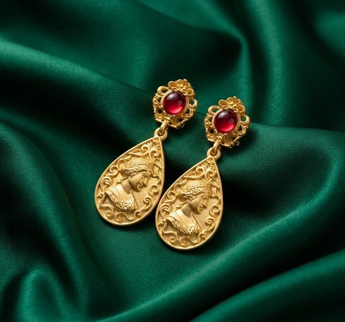 Orecchini museo oro dea - museo,