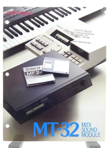 Roland 1988 midi sound - mt-32,