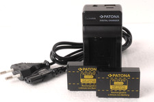 Patona - Carica batteria con 2 Batterie LP-E12 per Canon