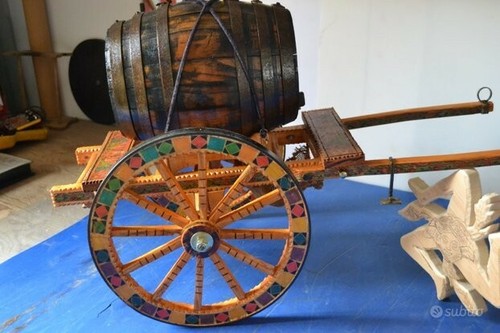Carretto siciliano con botte - siciliano,