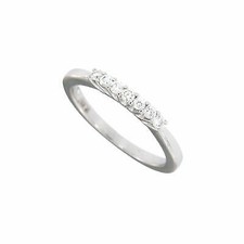 Anello fedina con diamanti