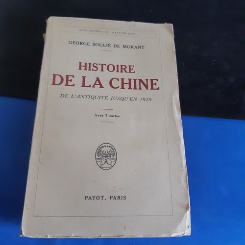 Histoire chine de - de, la