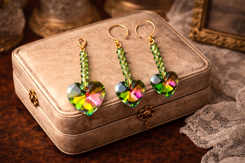 Orecchini pendenti set - orecchini,