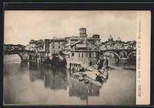 Cartolina Roma, Isola Tiberina