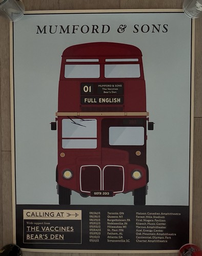 Poster tour mumford - tour, sons