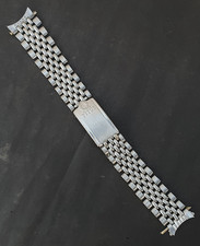 Cinturino Titus anni 60 perle di riso 17mm a bracciale orologio subacqueo vintage calypsomatico