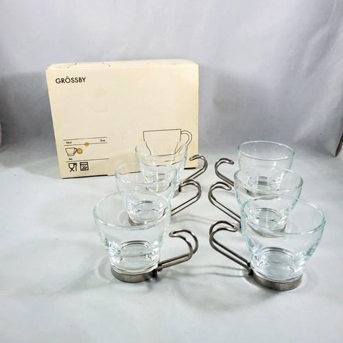 Set tazzine vetro cappuccino - tazzine,