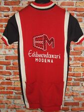 EROICA MAGLIA SHIRT MAILLOT BICI CICLISMO VINTAGE 70'S MODENA 50% LANA RICAMATA
