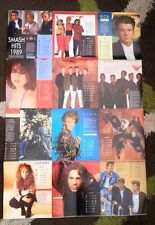 MADONNA KYLIE TIFFANY RICK ASTLEY YAZZ 2-sided LARGE magazine POSTER 31x21 inch