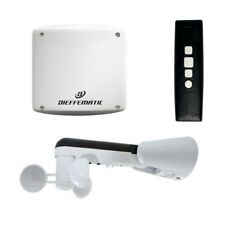 KIT PER DUE 2 MOTORI SENSORE VENTO CENTRALE TELECOMANDO TENDA TENDE DA SOLE KITD