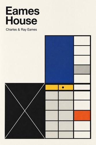Stampa artistica eames house - eames,