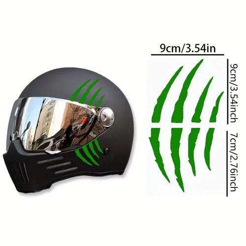 Adesivo casco graffio artigli - graffio,