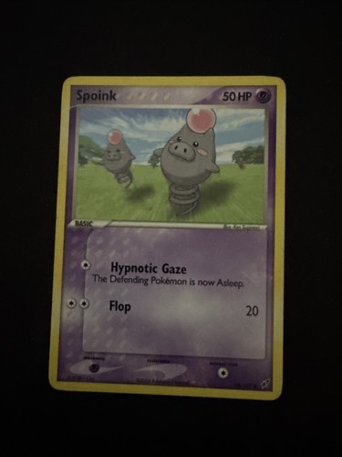 Carta spoink deoxys - ex, 76/107