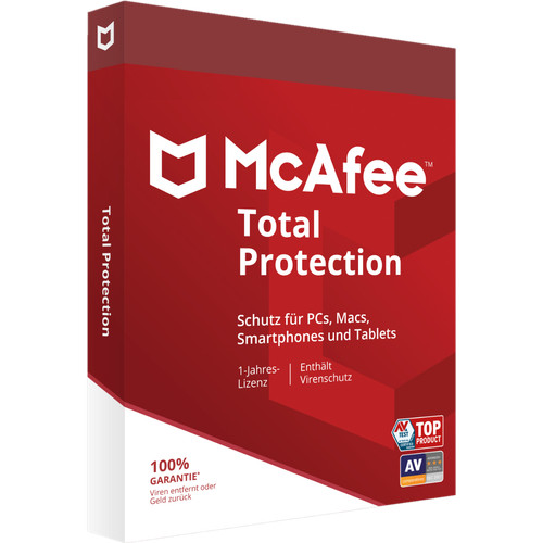 Mcafee total protection - &, vpn
